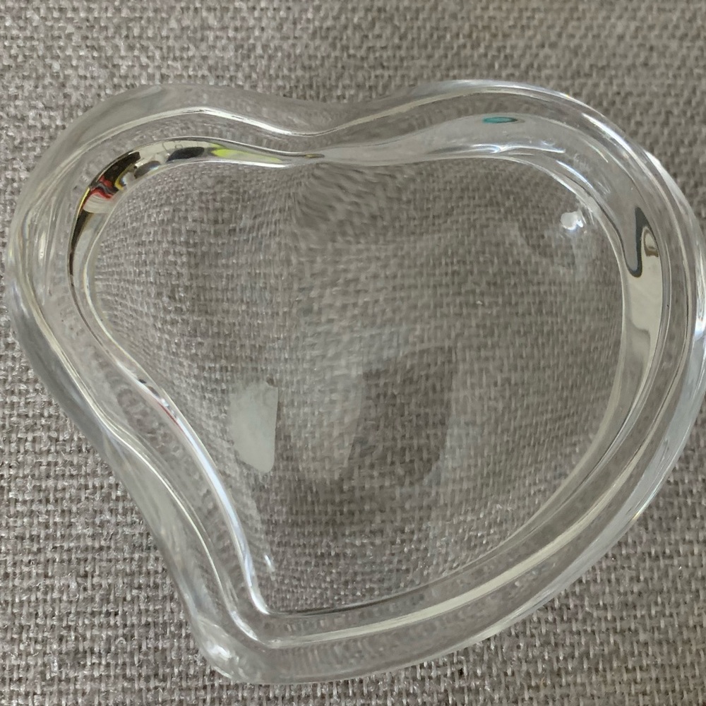 Authentic Tiffany and Company glass trinket box